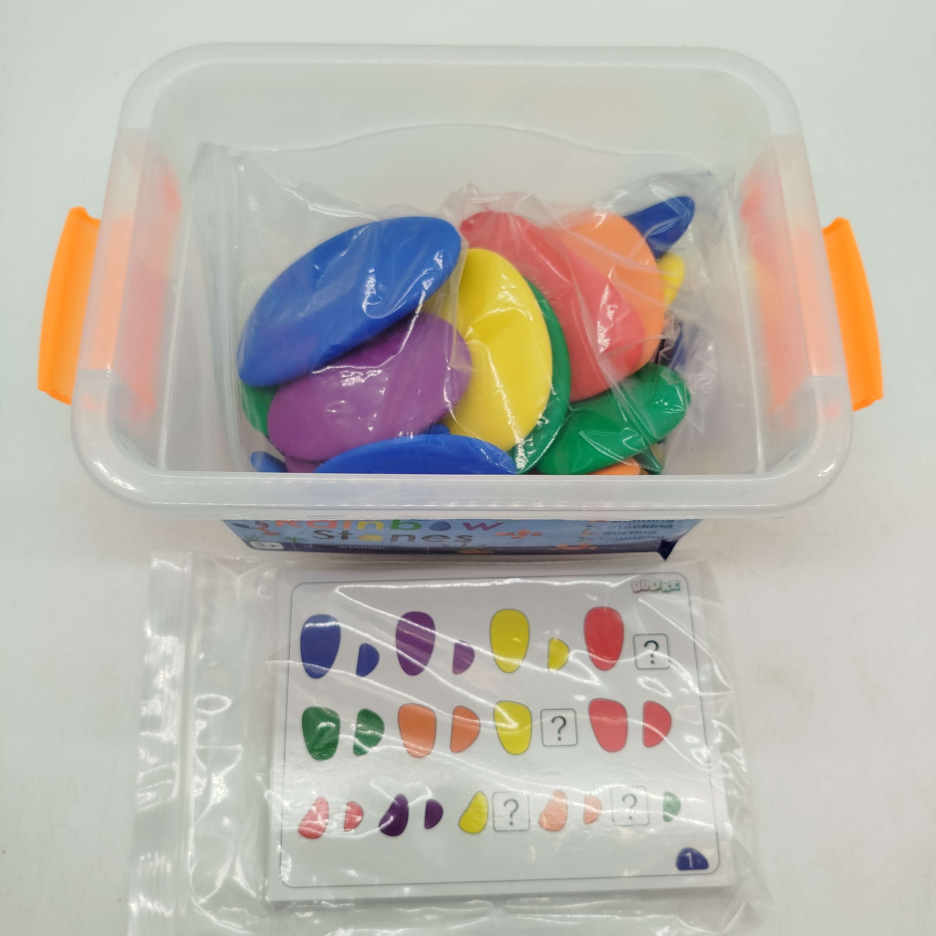 EDUKEE Rainbow Stones Stapelsteine, gebraucht, ab 3 4 5 Jahre | ✅ geprüft